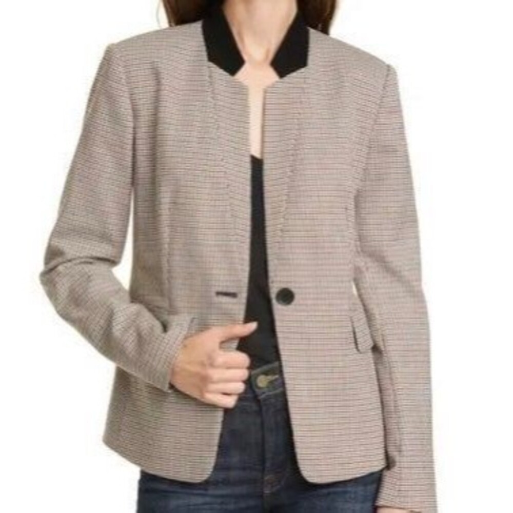 Nordstrom signature leather notch collar